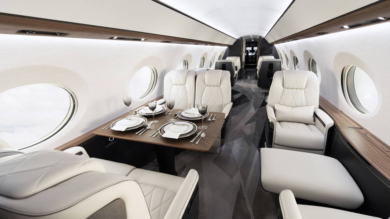 interior of a Gulfstream G700