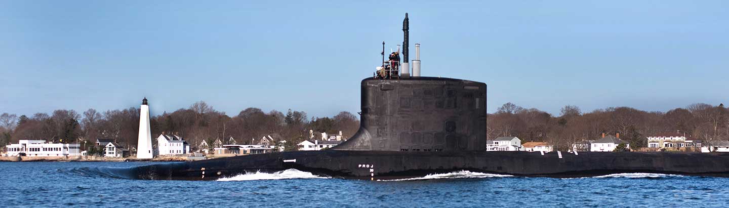 Submarine built by Electric Boat