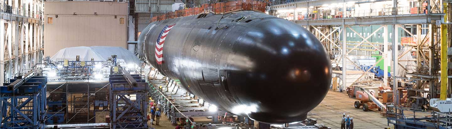 Virginia-class Submarine built at Electric Boat