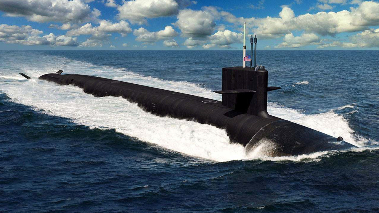 Rendering of Columbia class submarine