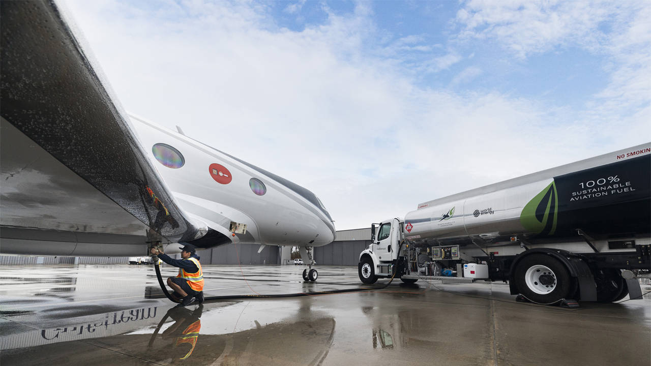 100 percent SAF Flight 2023